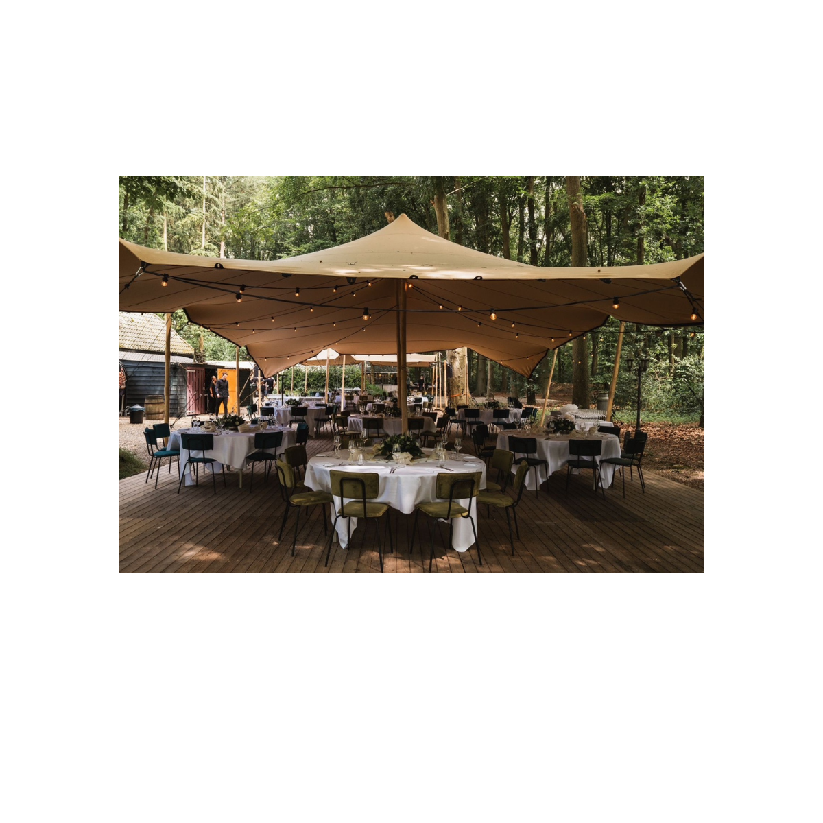 Small stretchtent 6 x 9 mtr