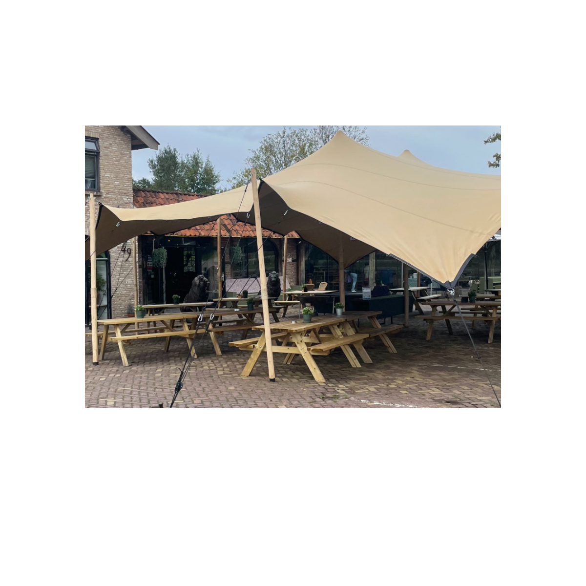 Small stretchtent 6 x 10 mtr