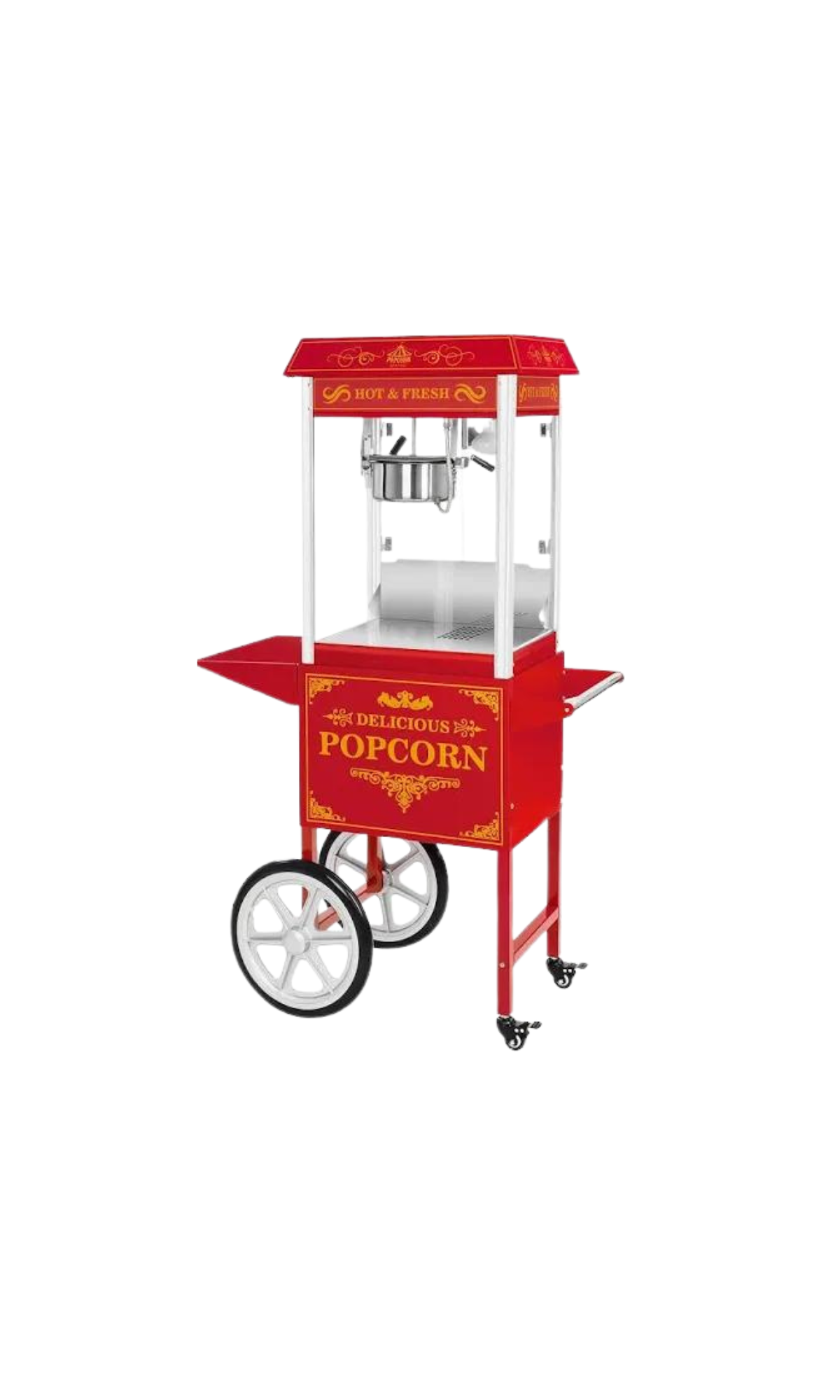 Popcorn machine verrijdbaar