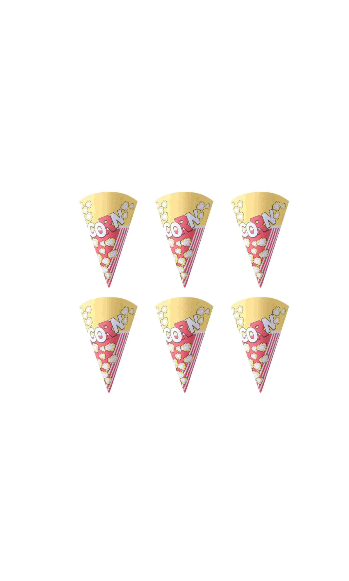Popcorn zakjes - 25 stuks