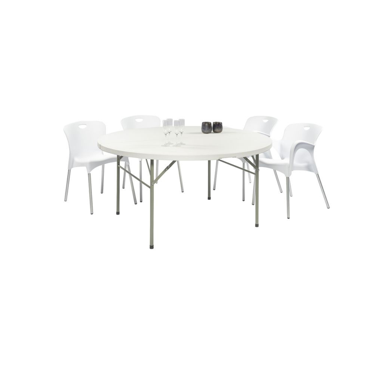 Tafel rond inklapbaar 154 cm
