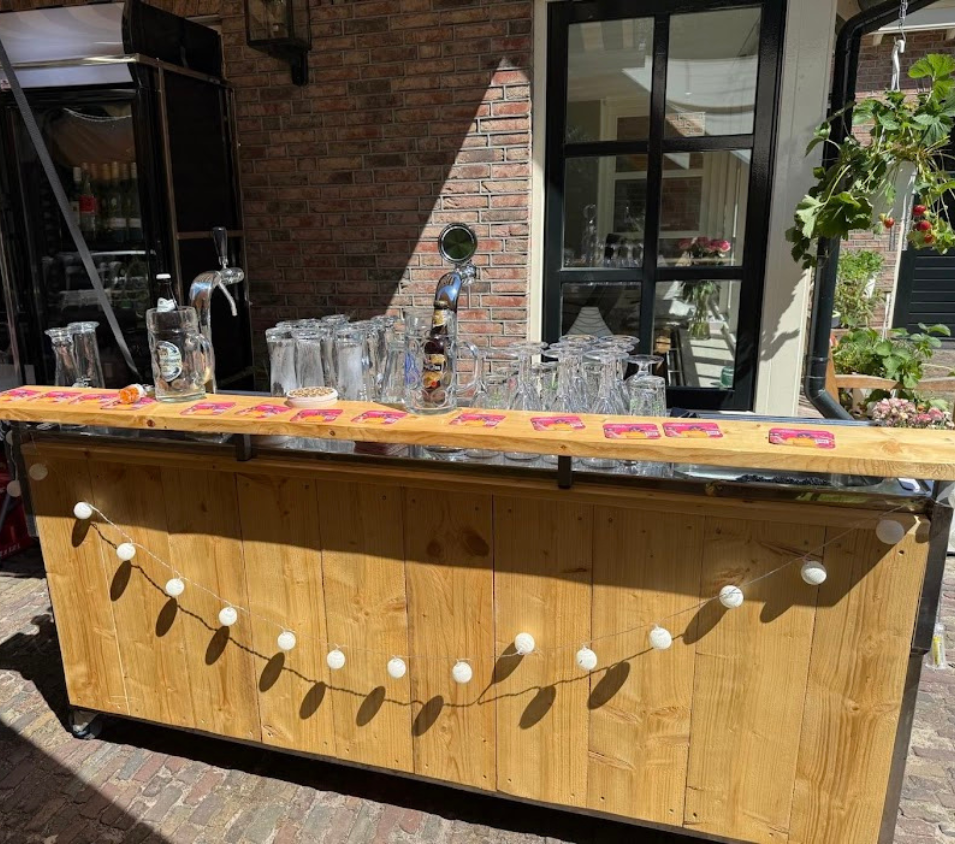 Biertap bar (verrijdbaar) - 2.00 mtr
