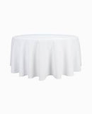 Tafelkleed rond - wit doorsnede 3.00 mtr