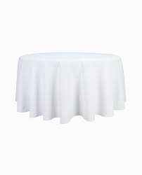 Tafelkleed rond - wit doorsnede 3.00 mtr