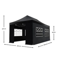 Easy up tent 3x6 Incl. Opzetten & Zijwanden